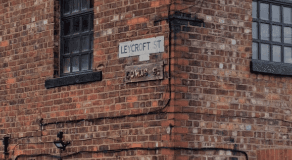 Two generations of street sign - Leycroft Street, formerly Lomas street